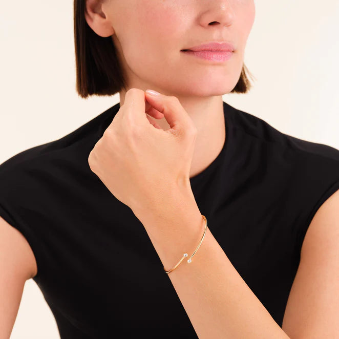 Rosefield Double Crystal Bangle