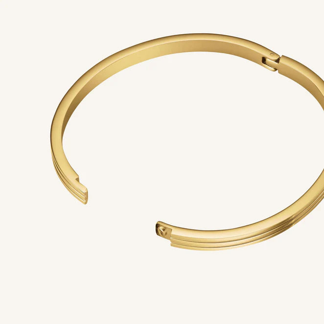 Rosefield Striped Crystals Bangle