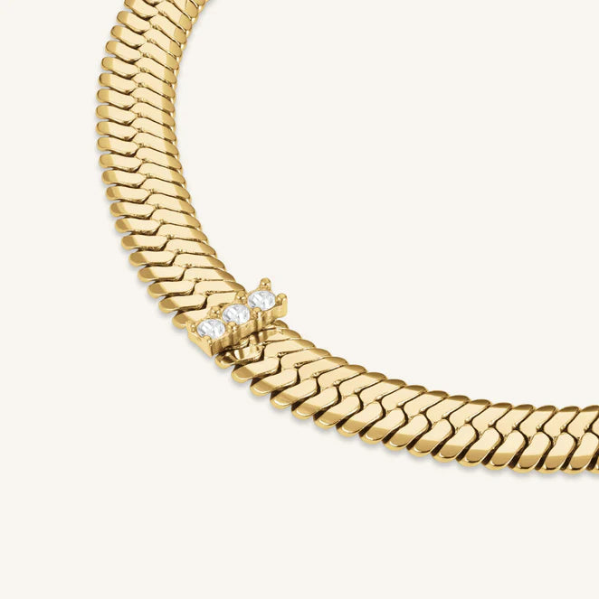 Rosefield Crystal Snake Bracelet