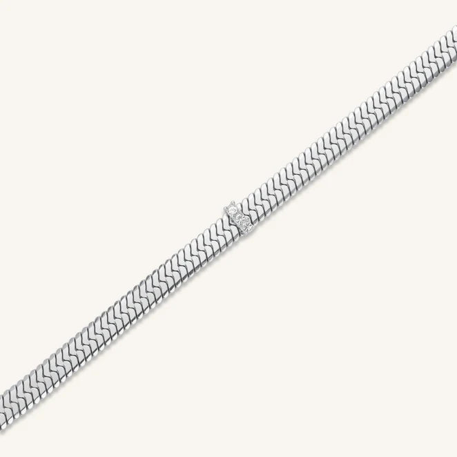 Rosefield Crystal Snake Bracelet