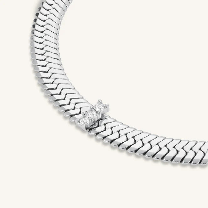 Rosefield Crystal Snake Bracelet