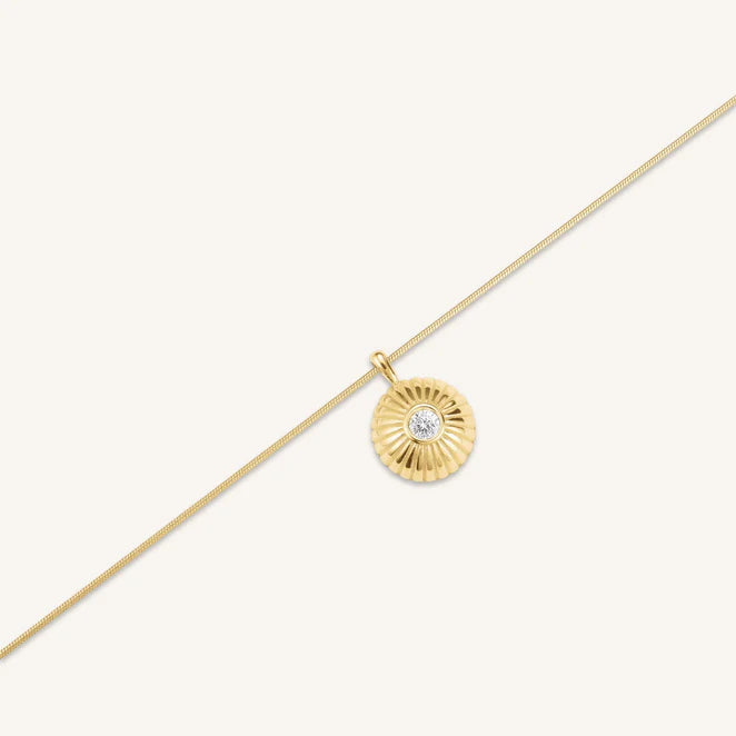 Rosefield Solitaire Coin Necklace