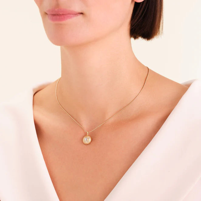 Rosefield Solitaire Coin Necklace