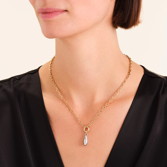 Rosefield Jewelry Duotone Drop Necklace