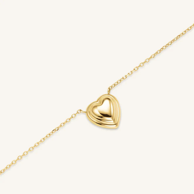 Rosefield Jewelry Puffy Heart Necklace