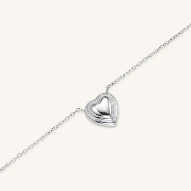 Rosefield Jewelry Puffy Heart Necklace
