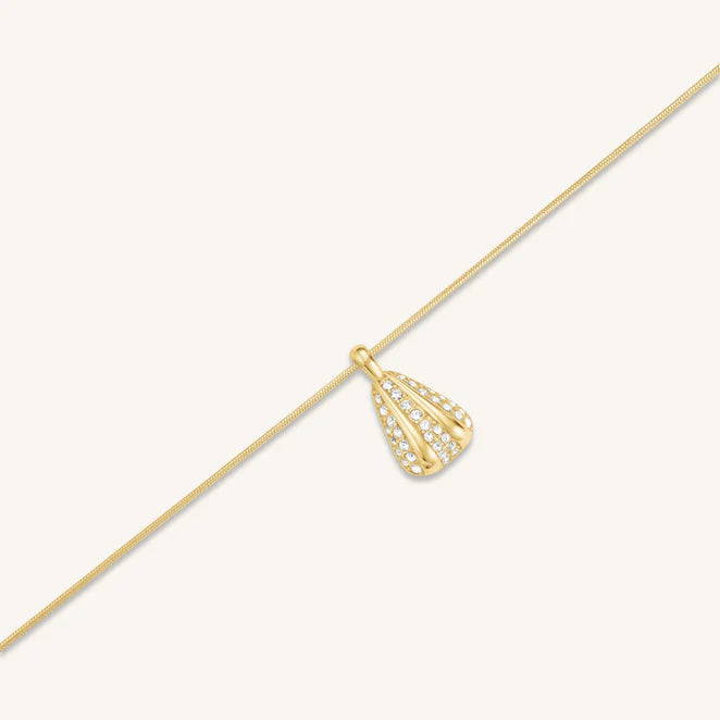 Rosefield Pave Striped Necklace