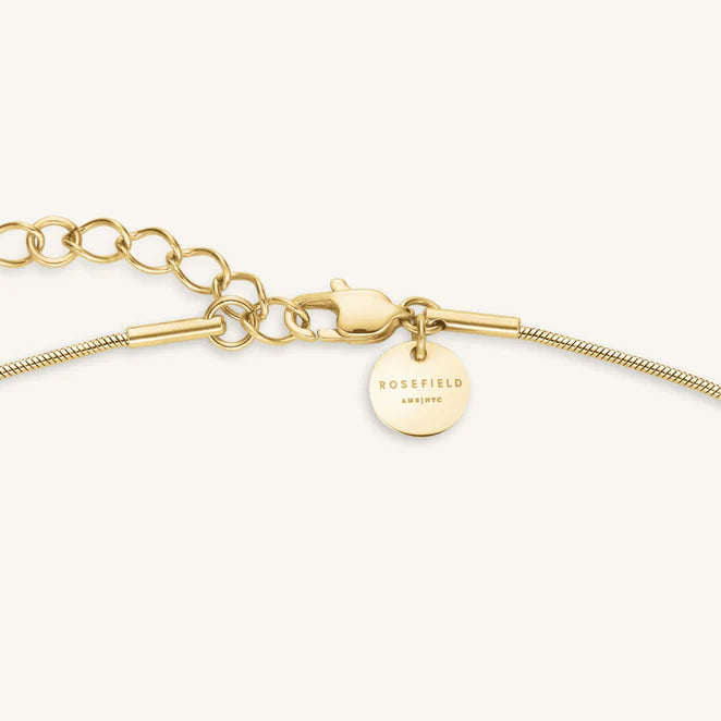 Rosefield Pave Striped Necklace