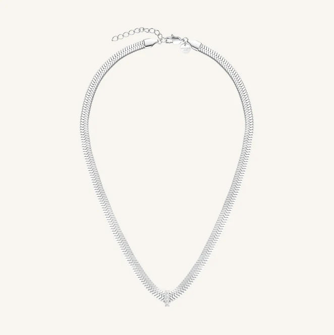 Rosefield Jewelry Crystal Snake Necklace