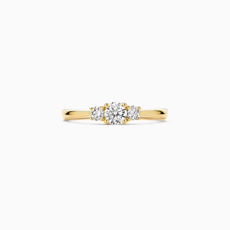 Blush Lab Diamonds ring 14K geel goud met lab diamant LG1008Y