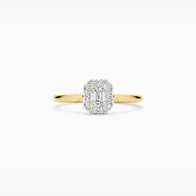 Blush Lab Diamonds ring 14K geel goud met lab diamant LG1010Y