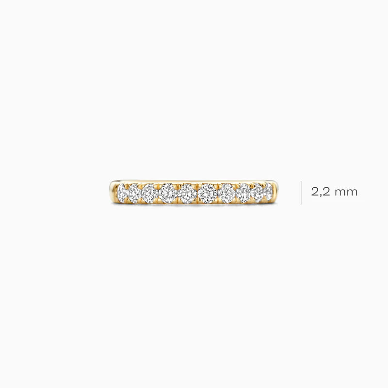 Blush Lab Diamonds ring 14K geel goud met lab diamant LG1013Y