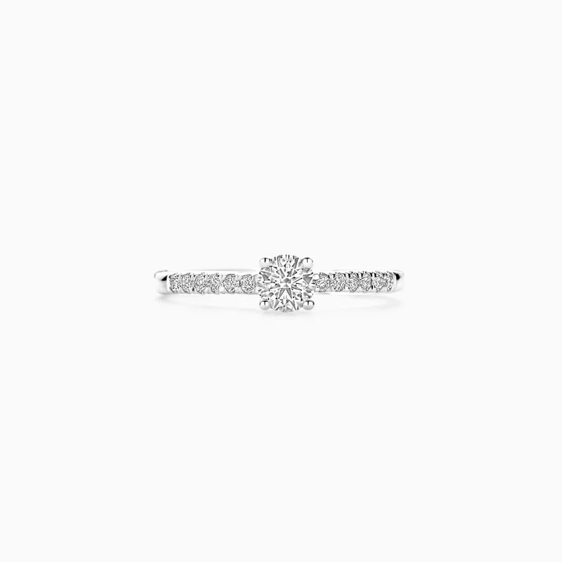 Blush Lab Diamonds ring 14K wit goud met lab diamant LG1018W