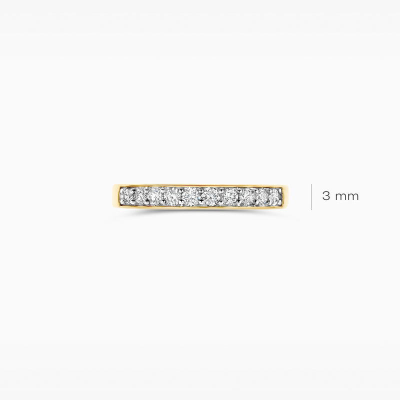 Blush Lab Diamonds ring 14K geel goud met lab diamant LG1035Y