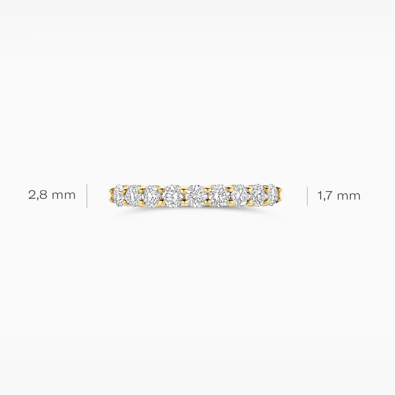 Blush Lab Diamonds ring 14K geel goud met lab diamant LG1043Y