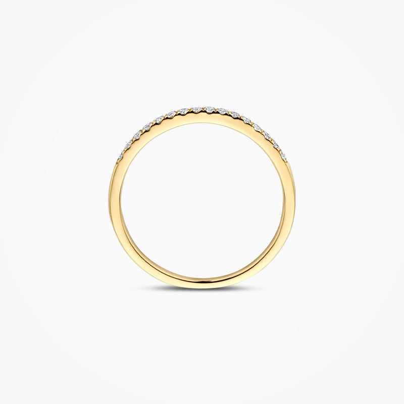 Blush Lab Diamonds ring 14K geel goud met lab diamant LG1046Y