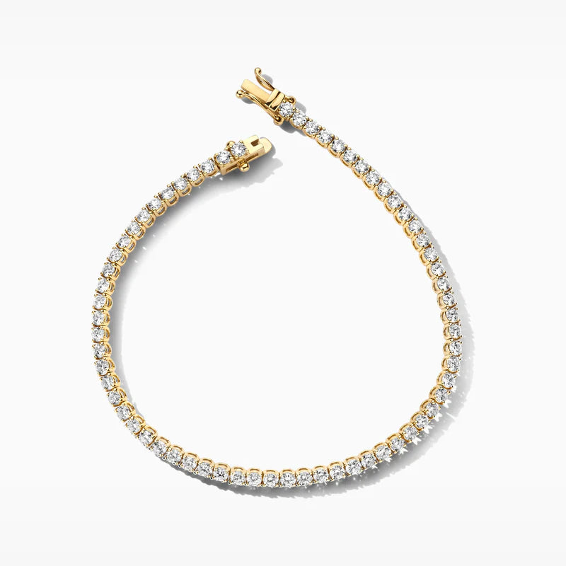 Blush Lab Diamonds tennis armband 14K geel goud met lab diamant LG2005Y