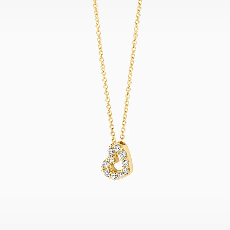 Blush Lab Diamonds collier 14K geel goud met lab diamant LG3000Y