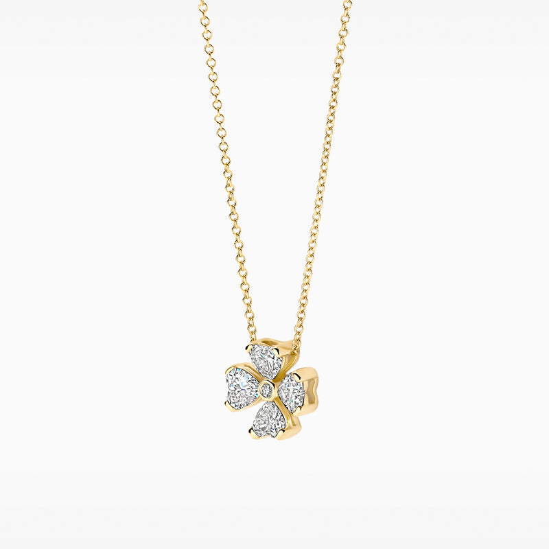 Blush Lab Diamonds collier 14K geel goud met lab diamant LG3017Y