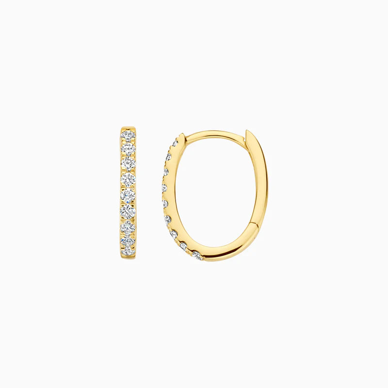 Blush Lab Diamonds creolen 14K geel goud met lab diamant LG7008Y