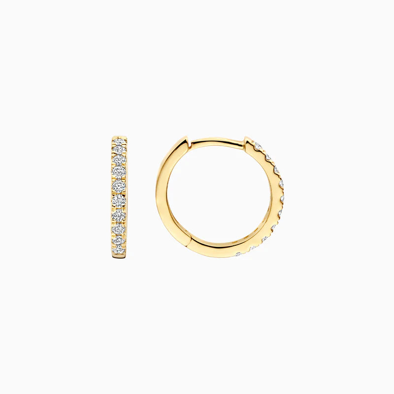 Blush Lab Diamonds creolen 14K geel goud met lab diamant LG7012Y