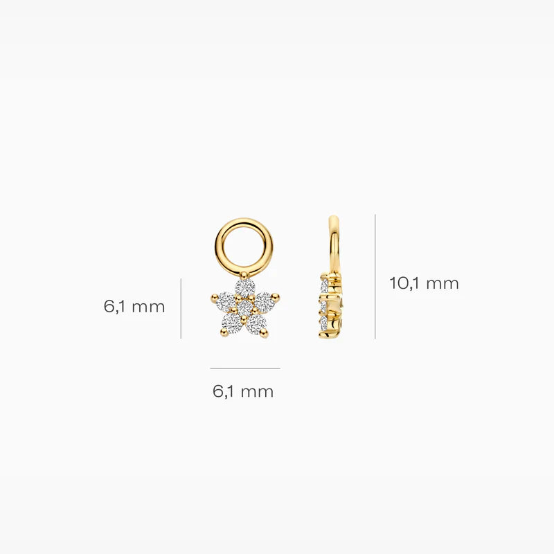 Blush Lab Diamonds oorbedels 14K geel goud met lab diamant LG9005Y