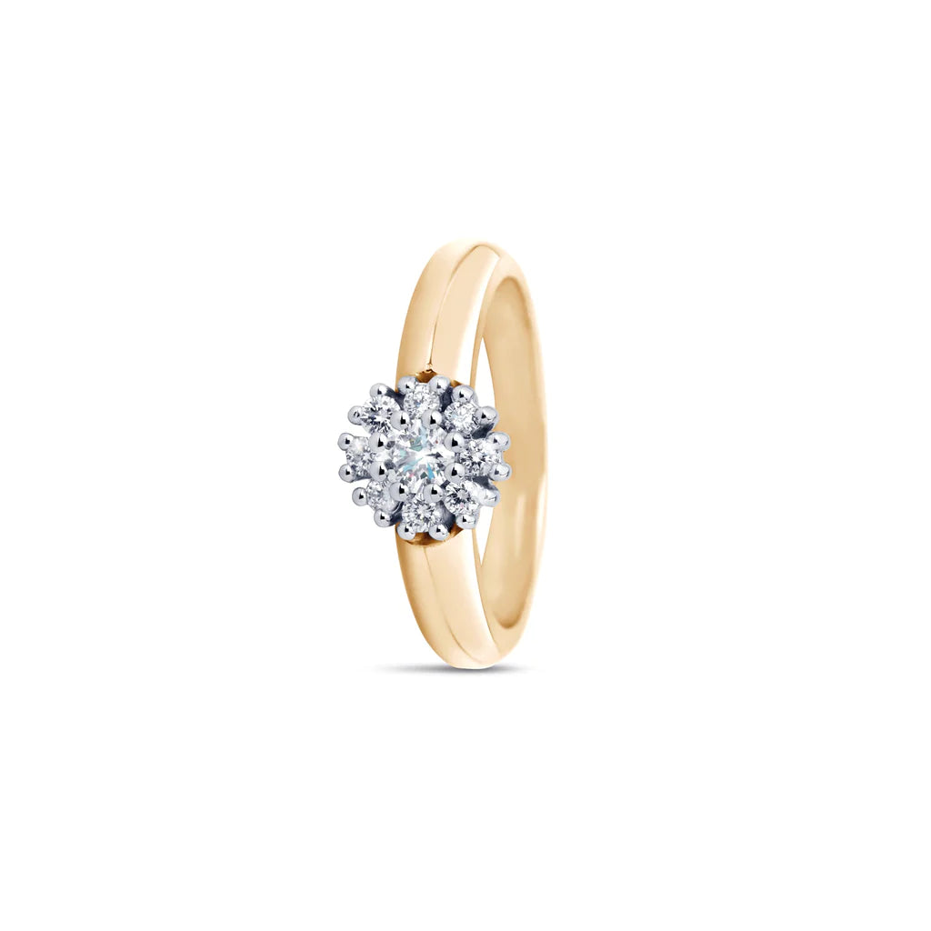 by R&C Diamonds Nuit geel gouden ring RIN0024-030 0.31crt