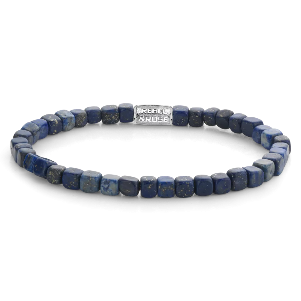 Rebel & Rose Roll The Dice - Lapis Lazuli 4mm
