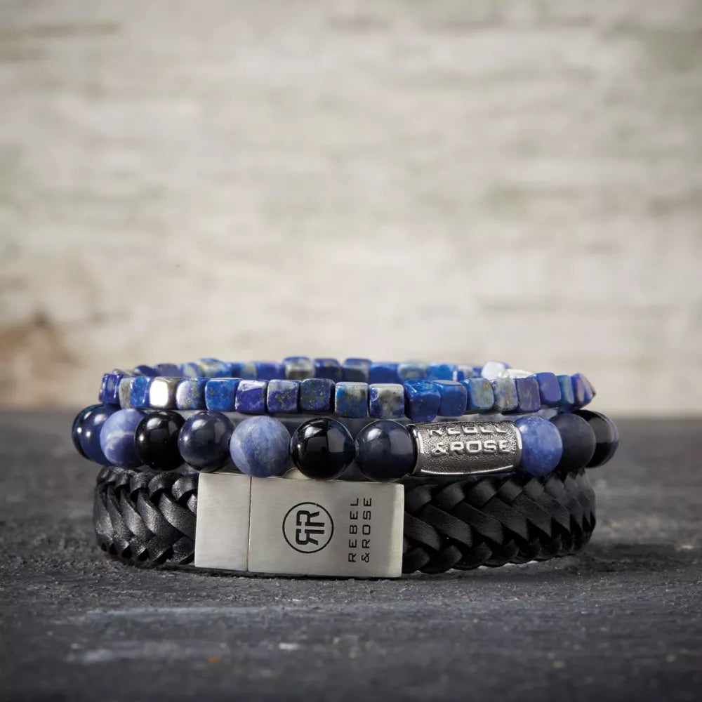 Rebel & Rose Roll The Dice - Lapis Lazuli 4mm