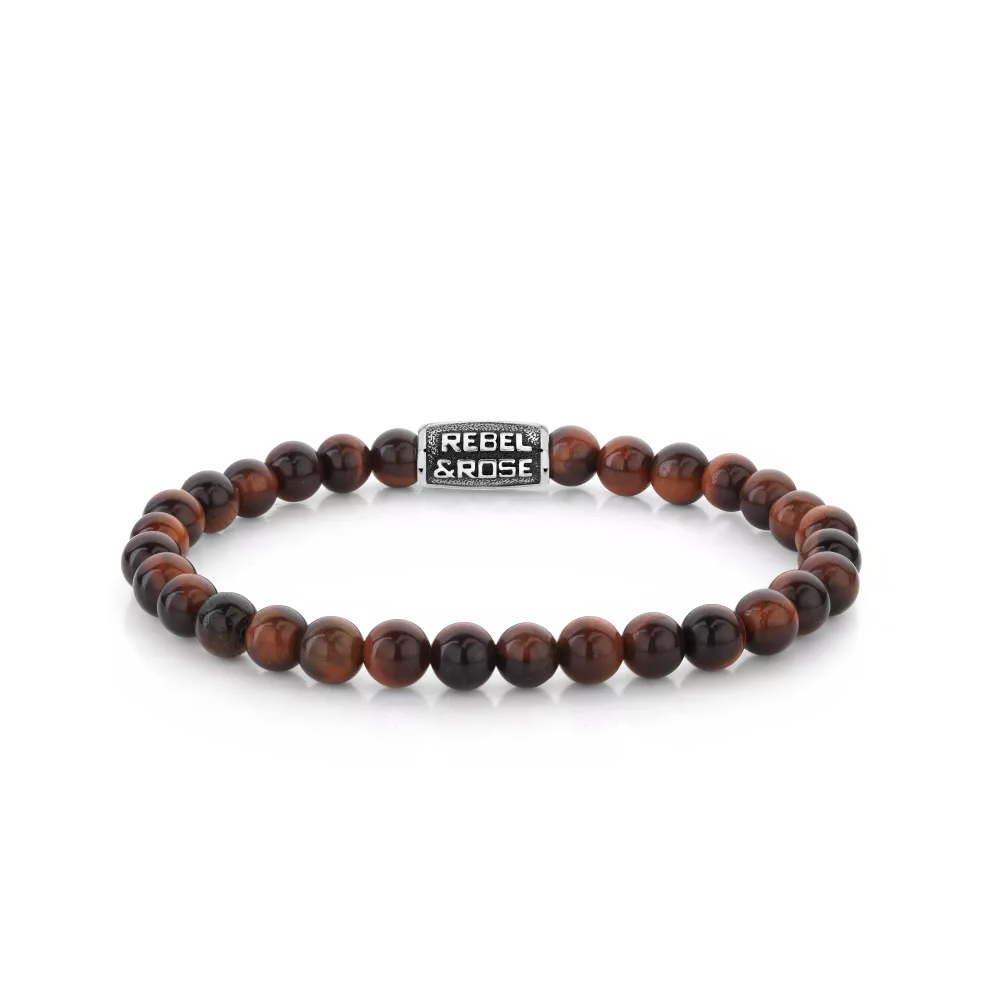 Rebel & Rose Tiger Red Vintage 6mm