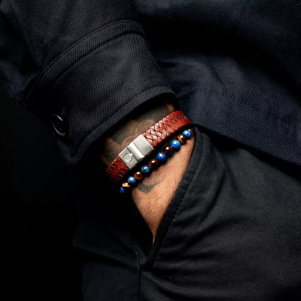 Rebel en Rose Full Metal Premium 12mm Vintage Brown