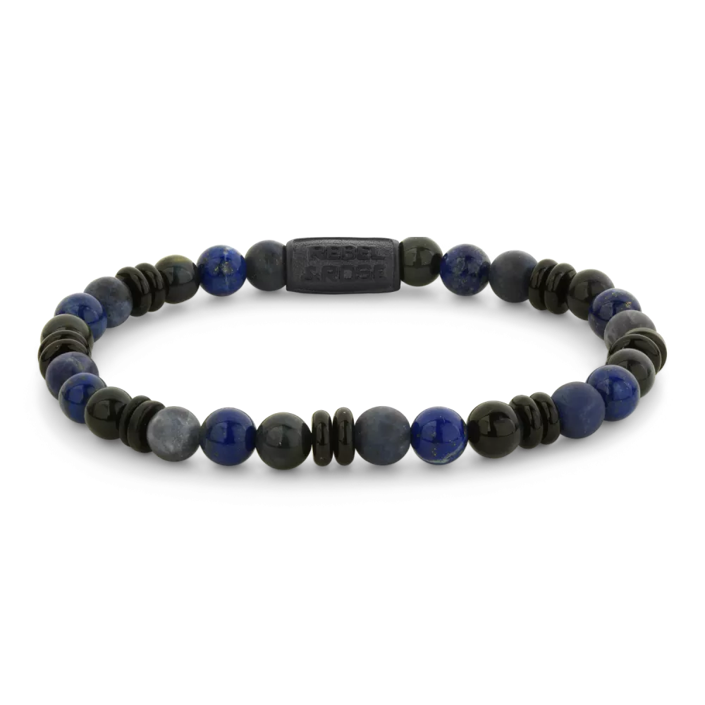 Rebel & Rose Variations Mix-Blue 6mm