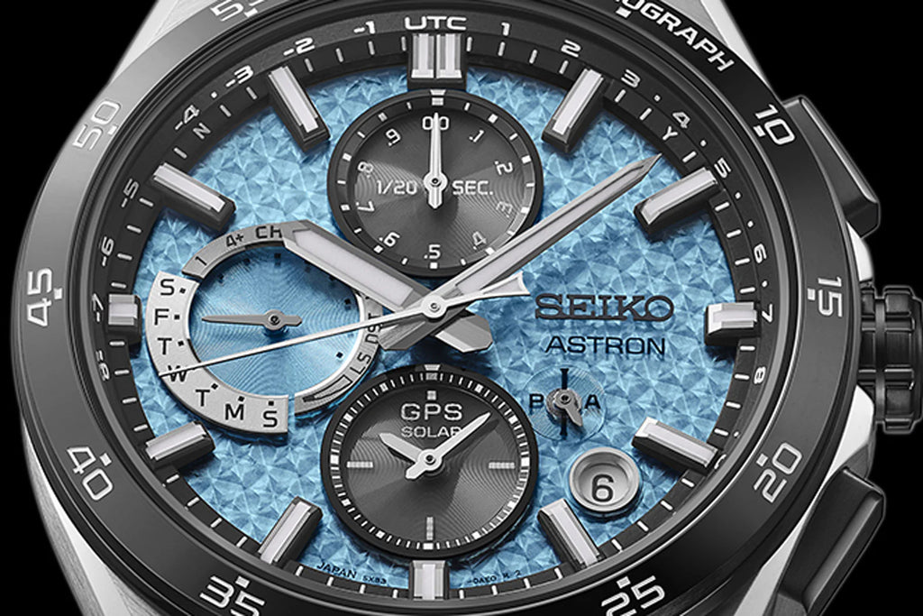 Seiko GPS Solar Dual Time Astron Titanium Limited Edition horloge SSH157J1