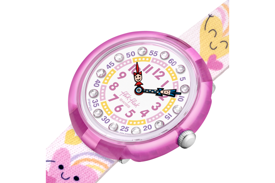 Flik Flak Bouncing hearts kinderhorloge FBNP223