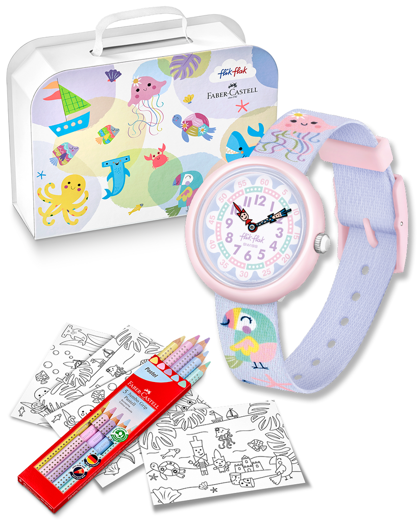 Flik Flak 'Color in Pastel' kinderhorloge FBNP231