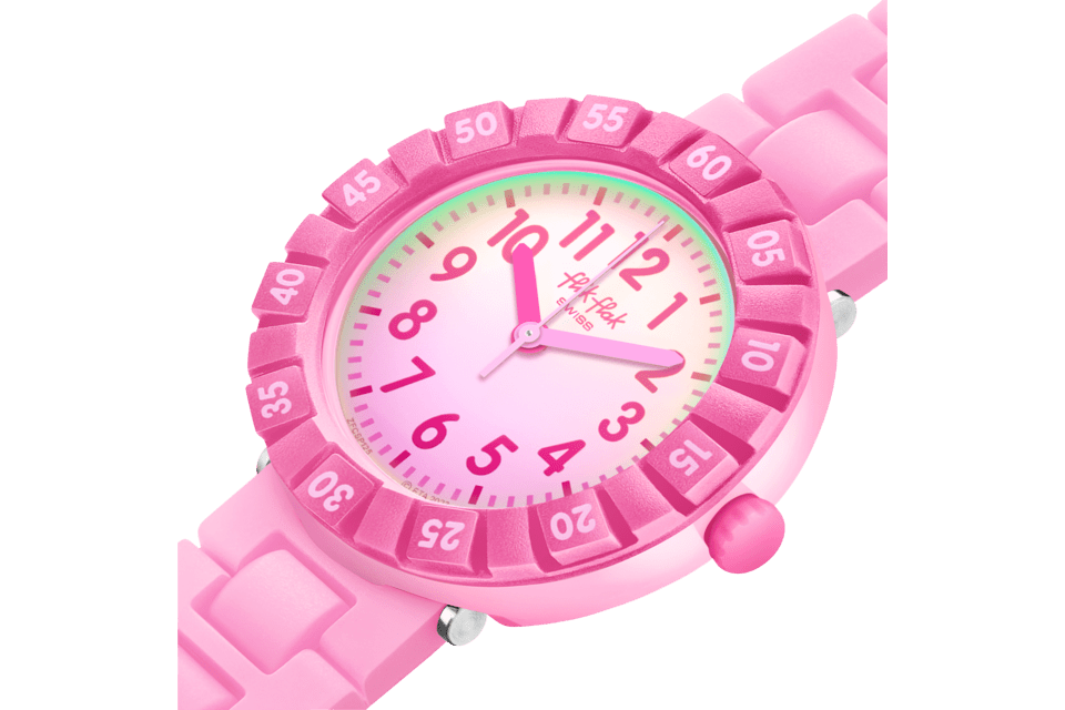 Flik Flak Pink Splash kinderhorloge FCSP125