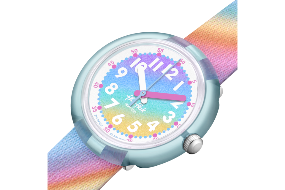 Flik Flak 'Liquid Rainbow' kinderhorloge FPNP152