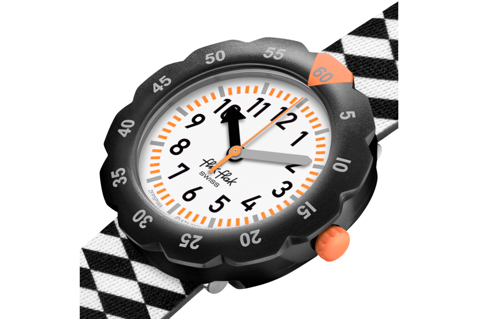 Flik Flak Race Flag kinderhorloge FPSP069