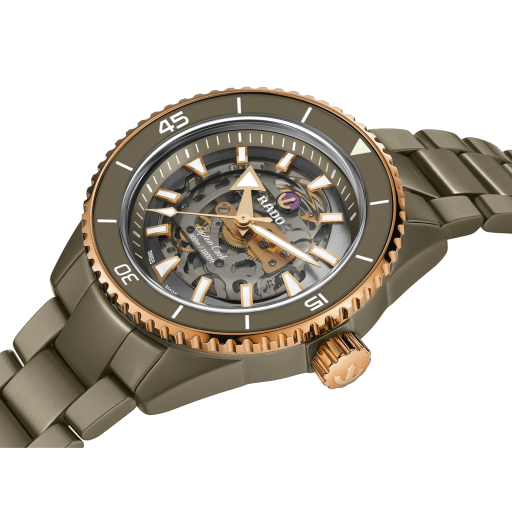 Rado Captain Cook High-Tech Ceramic Automatic Skeleton horloge R32150162