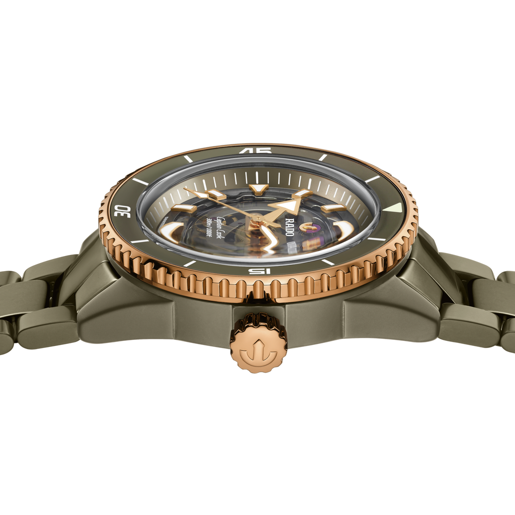 Rado Captain Cook High-Tech Ceramic Automatic Skeleton horloge R32150162
