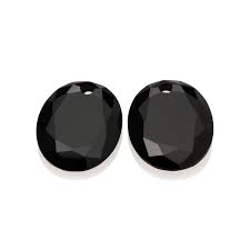 Sparkling Jewels Gemstone Earleafs Medium Oval Onyx EAGEM07-RO