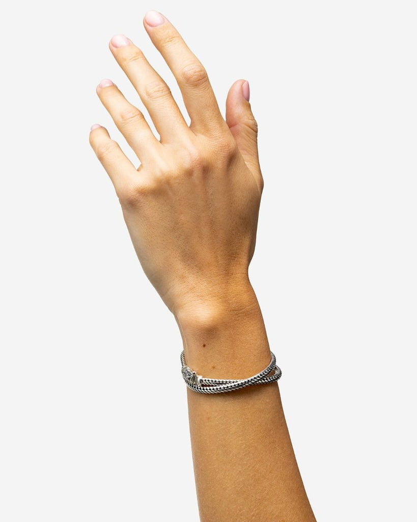 Ben Mini Double Armband Zilver 044