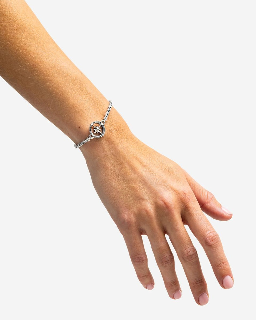 Barbara Mini Kompas Armband Zilver 048