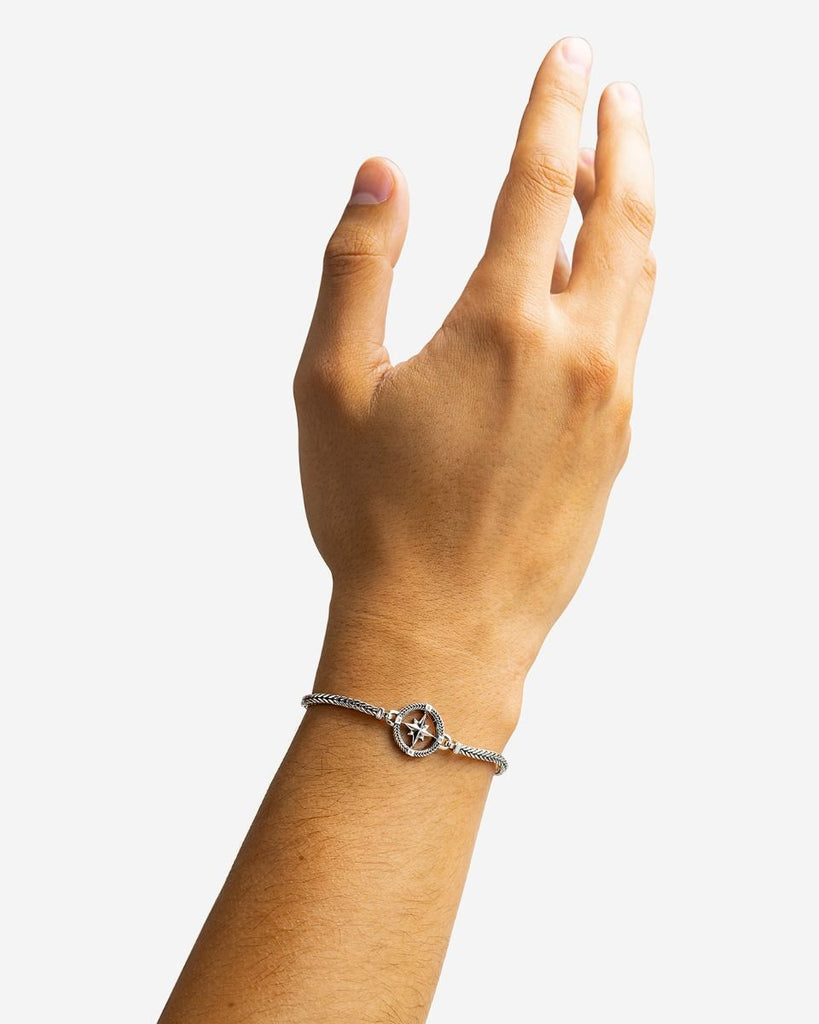Barbara Mini Kompas Armband Zilver 048