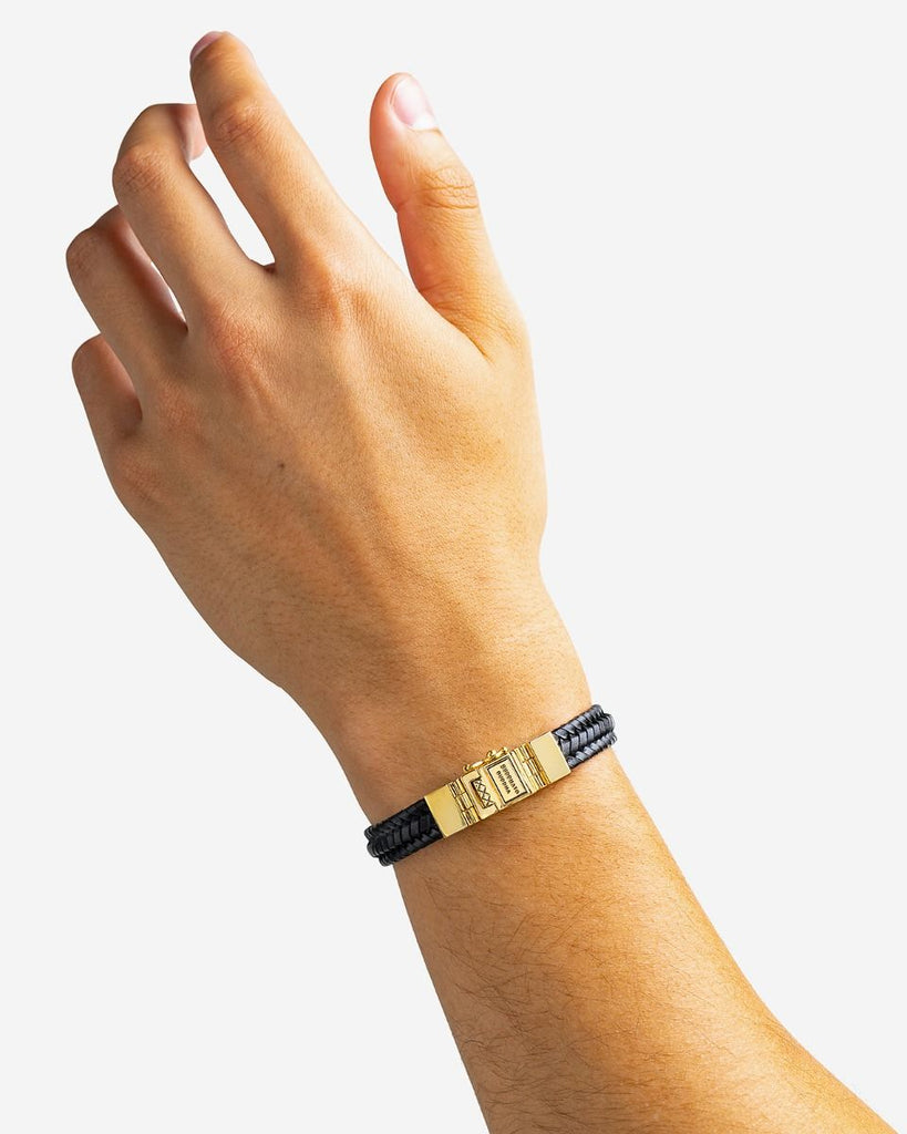 Buddha To Buddha armband 181BL GV Edwin Small leather