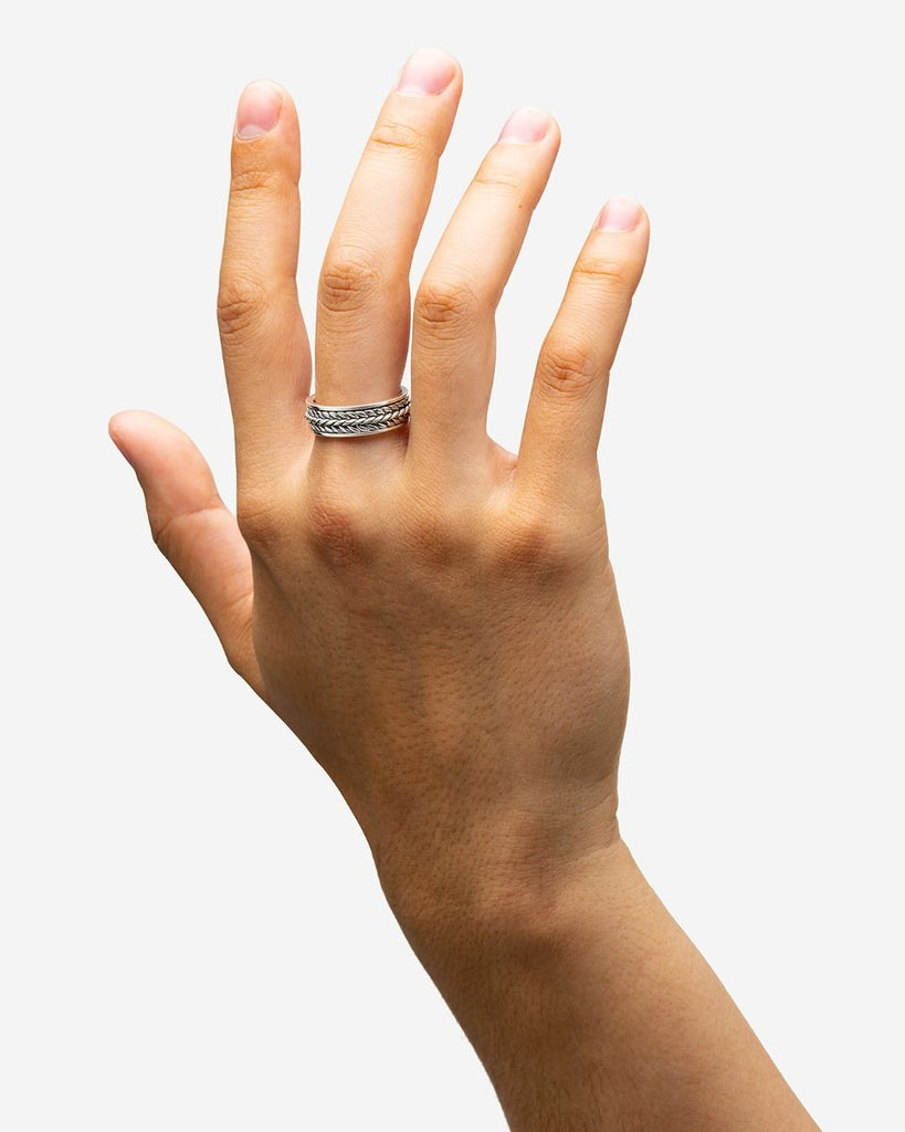 Buddha to Buddha zilveren ring 204 Nurul XS Spinning Ring Zilver