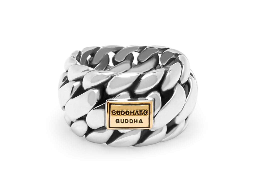 Buddha to Buddha ring 846 Ben Limited Ring zilver/goud