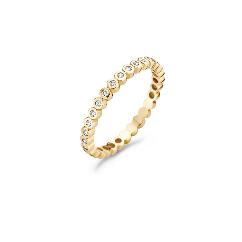 Blush Jewels 14 karaat gouden ring met zirconia 1120YZI