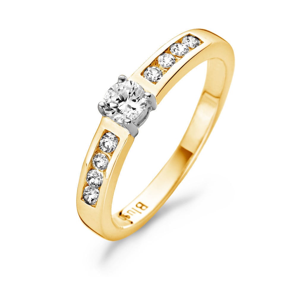 Blush Jewels 14 karaat bicolor gouden ring 1125BZI