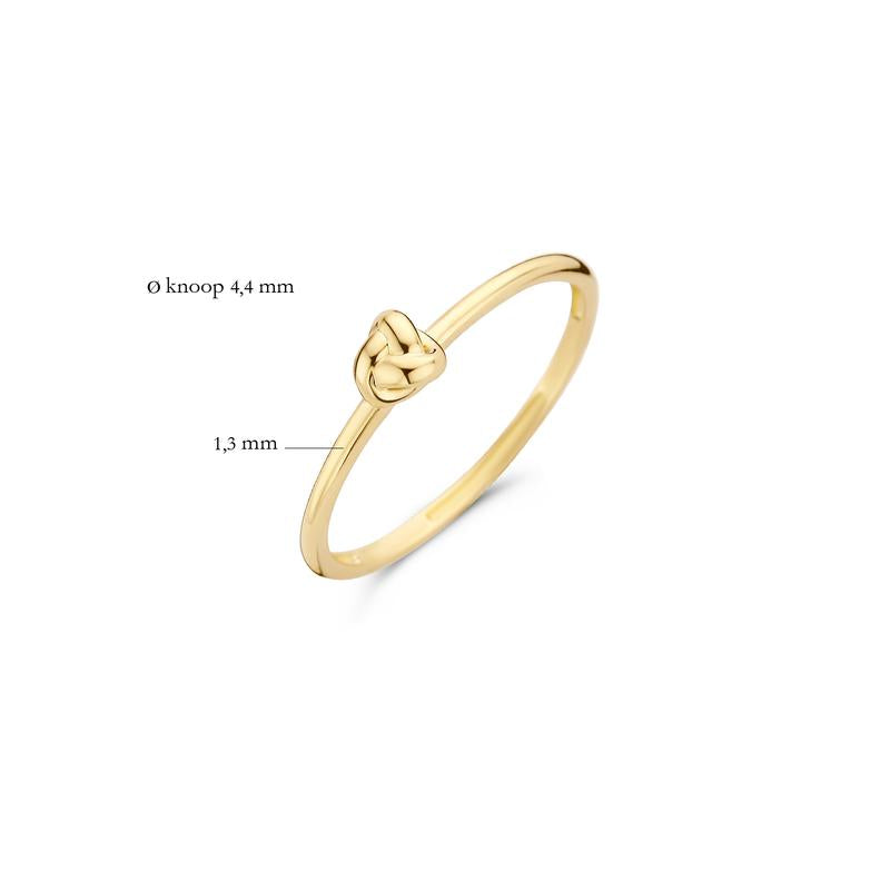 Blush Jewels 14 karaat geel gouden ring 1193YGO